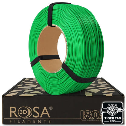 Rosa3D - PLA Starter - Vert Tendre (Juicy Green) - 1,75 mm - 1 kg Refill avec RFID TigerTag