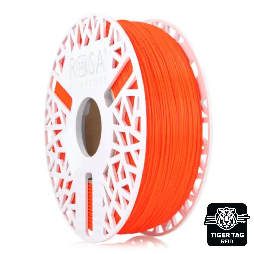 Rosa3D - ABS+ Matt Orange Pressée (Juicy Orange) - 1,75 mm - 1 kg Refill avec RFID TigerTag