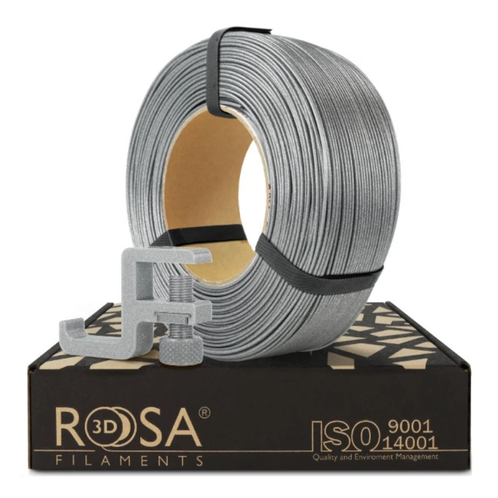 Rosa3D - PCTG - Argent Brillant (Brillant Silver) - 1,75 mm - 1 kg Refill