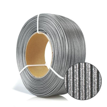 Rosa3D - PETG standard - Argent Brillant (Glitter Silver) - 1,75 mm - 1 kg Refill