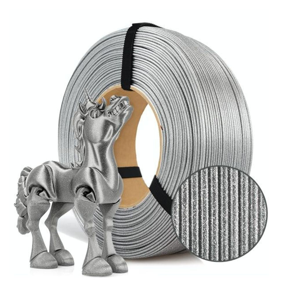 Rosa3D - PLA Galaxy - Argent Brillant (Brillant Silver) - 1,75 mm - 1 kg Refill