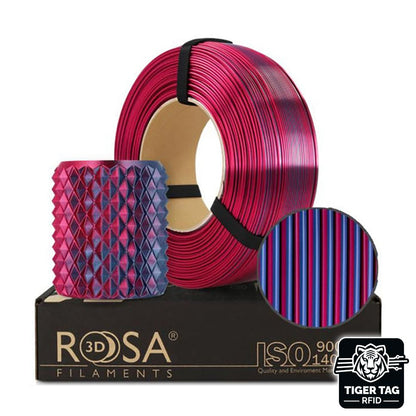 Rosa3D - PLA Magic Silk - Ville Nocturne (Midnight City) - 1,75 mm - 1 kg Refill avec RFID TigerTag