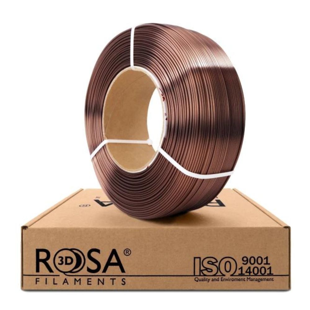 Rosa3D - PLA Silk - Bronze - 1,75 mm - 1 kg Refill