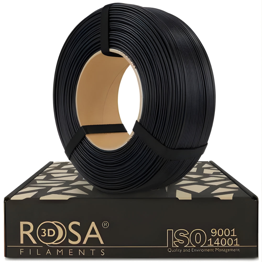 Rosa3D - PCTG+10CF - Noir (Black) - 1,75 mm - 1 kg Refill avec RFID TigerTag