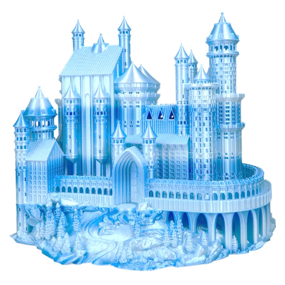 Rosa3D - Refill PLA Rainbow - Arc-en-ciel glacé (silk frozen) - 1,75 mm - 1 kg