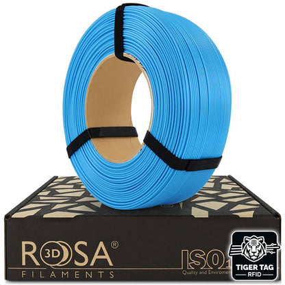 Rosa3D - CMYK Full Spectrum Lithophane - PLA Starter - Cyan - 1,75 mm - 1 kg - Refill avec RFID TigerTag