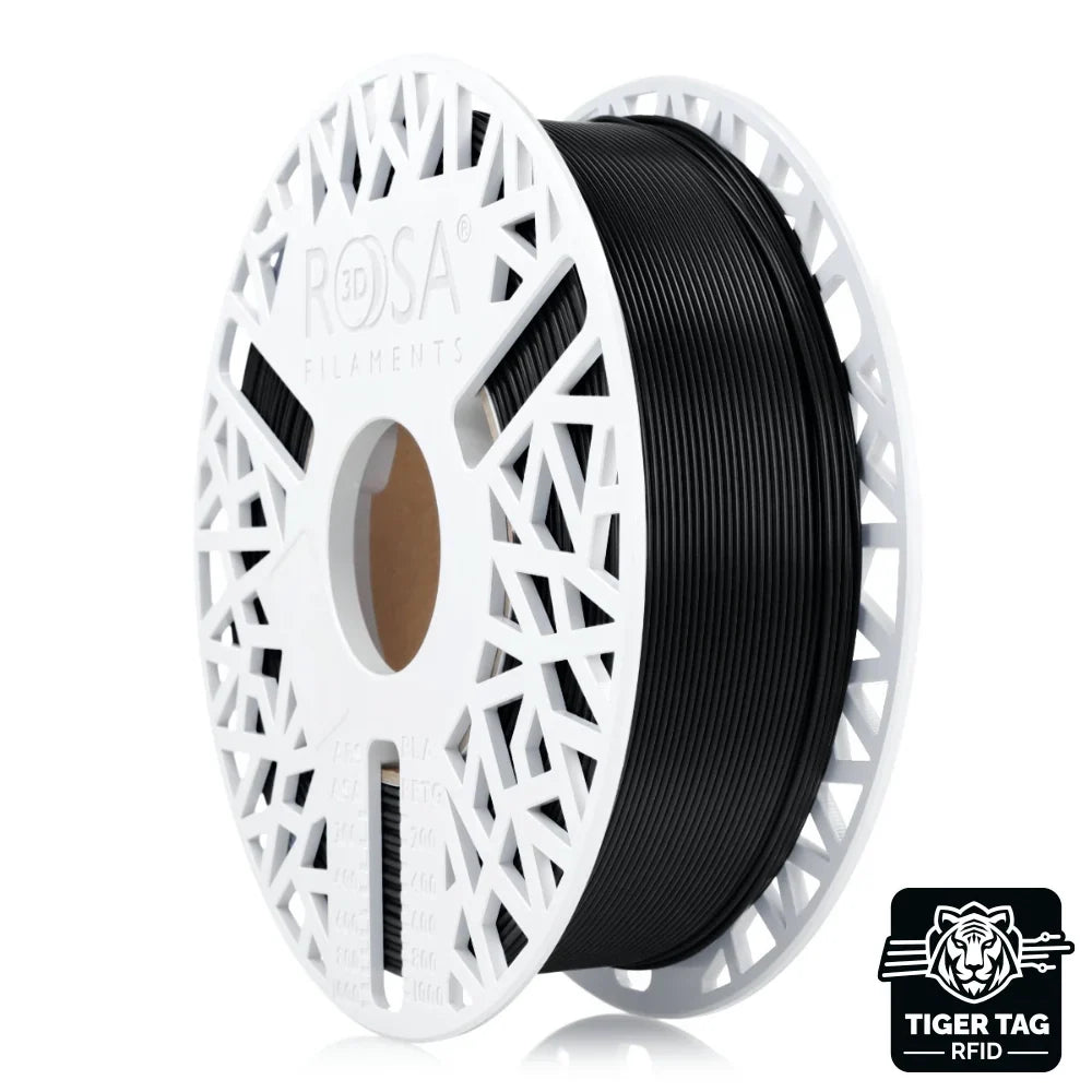 Rosa3D - PETG V0 FR - Noir (Black) - 1,75 mm - 1 kg avec RFID TigerTag
