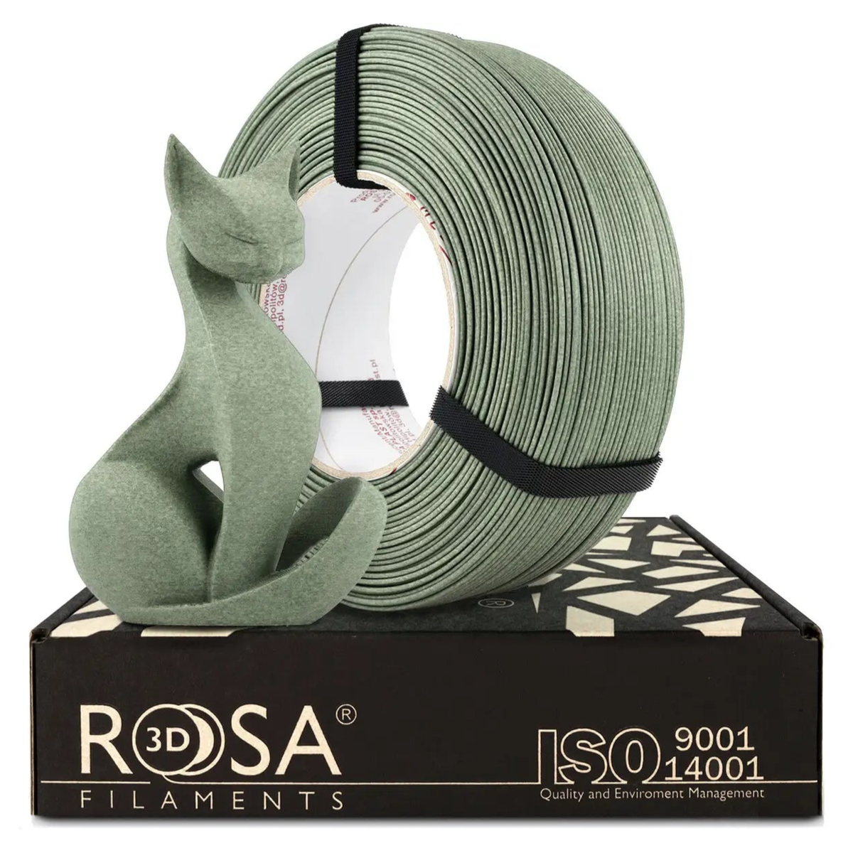 Rosa3D - PLA-CF Mat - Pierre Gris Chaud (Matt Stone warm gray) - 1,75 mm - 1 kg Refill