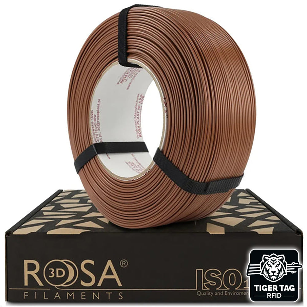 Rosa3D - PLA Starter - Mousse Moka (Mocha Mousse) - 1,75 mm - 1 kg Refill avec RFID TigerTag