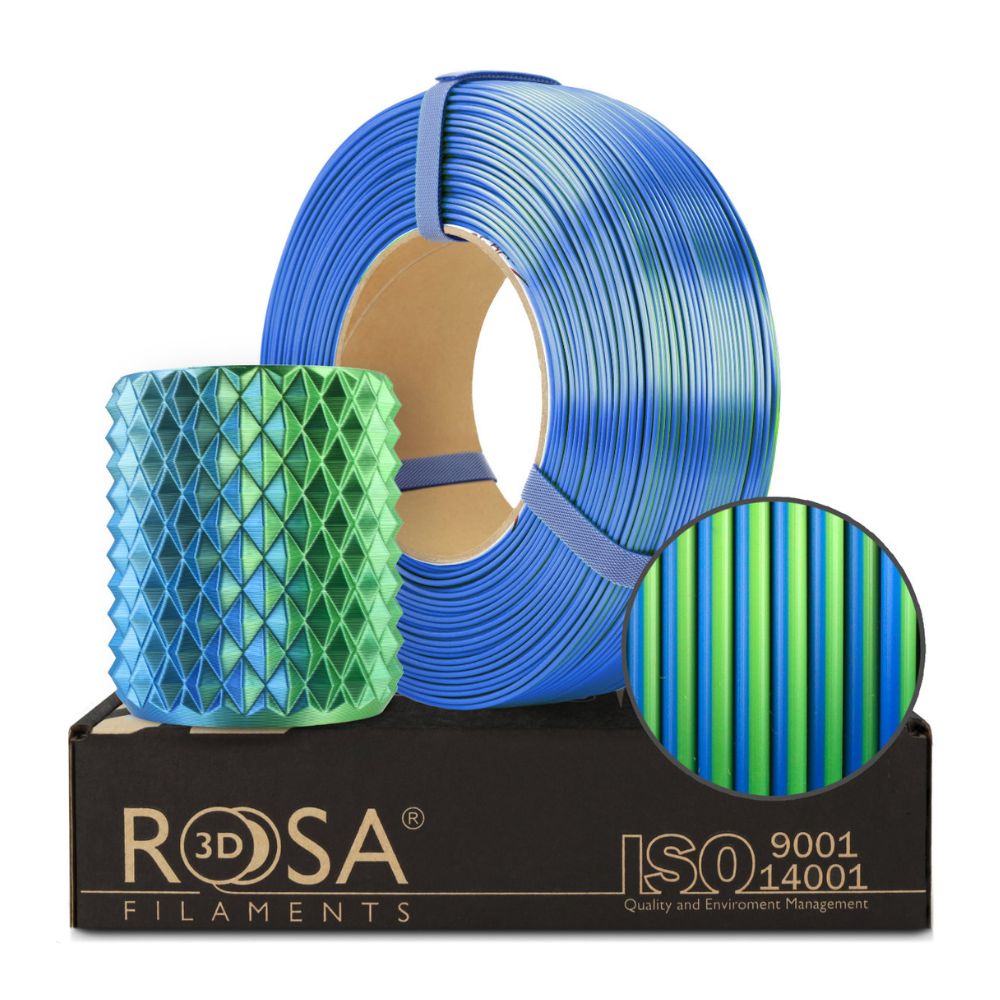 Rosa3D - PLA Magic Silk - Lagon (Lagoon) - 1,75 mm - 1 kg Refill