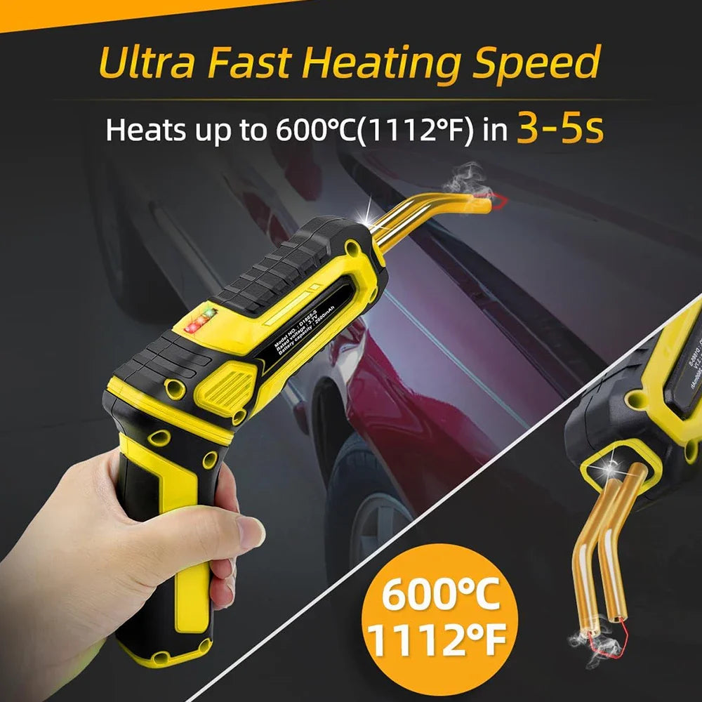 Pistolet À Souder Pour Plastique Rechargeable - 400 Agrafes Incluses