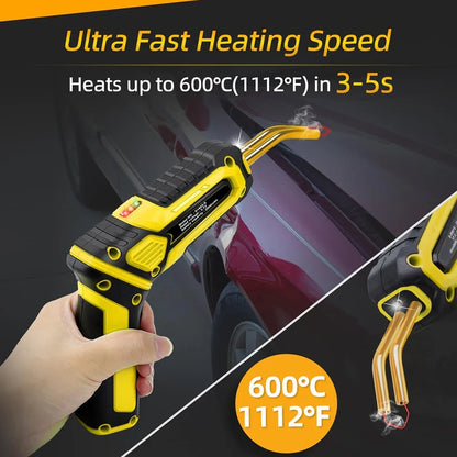 Pistolet À Souder Pour Plastique Rechargeable - 400 Agrafes Incluses