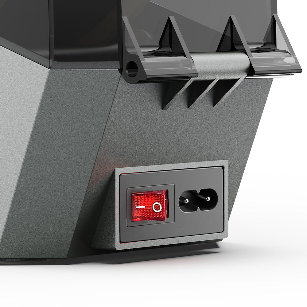 Creality - Boîte de séchage de filaments - Space Pi - Zoom interrupteur