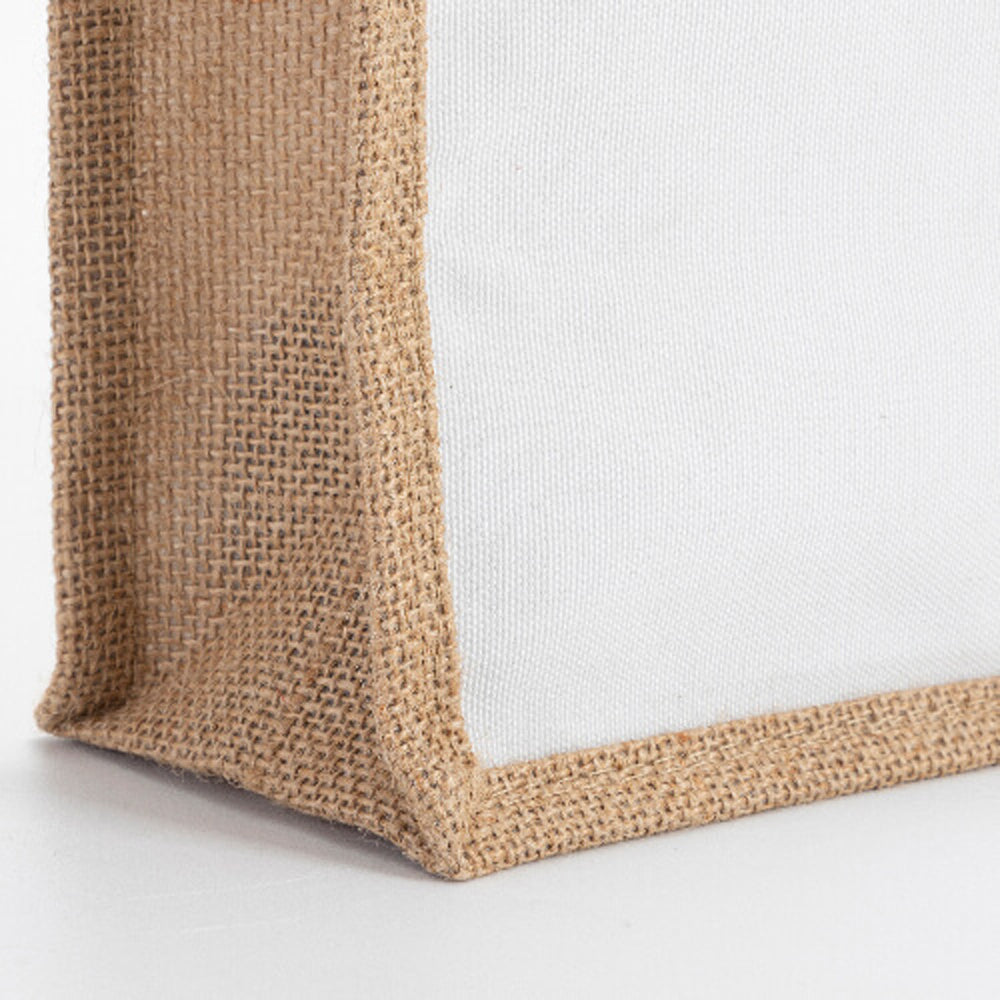 Autre zoom sur la matière jute du sac