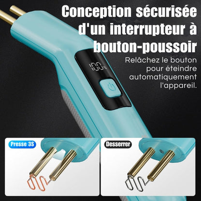 Soudeuse sans fil Rechargeable pour Plastique  - 200 Agrafes Incluses