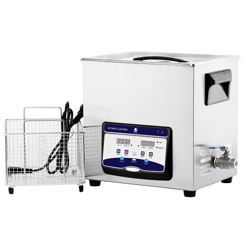 Nettoyeur à Ultrasons - 14.5 L - 40 khz, Accessoires Résine, SKYMEN