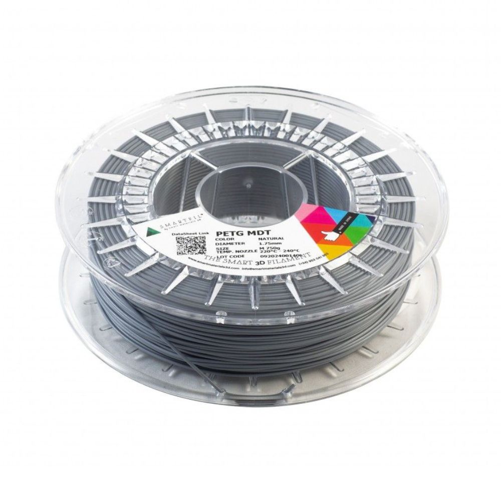 Smart Materials 3D - PETG MDT (Magneto Detectable) - Natural - 1.75 mm - 750 g