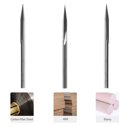 Snapmaker 2.0 - Embouts Rainure Droite (Straight Groove) x3 - V-bits