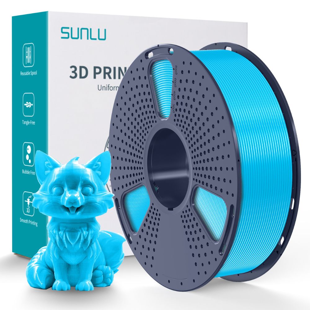 Sunlu - PETG - Bleu Ciel (Sky Blue) - 1,75 mm - 1 kg