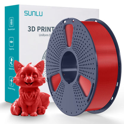 Sunlu - PETG - Rouge (Red) - 1,75 mm - 1 kg