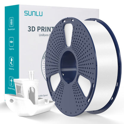 Sunlu - Silk PLA+ - Blanc (White) - 1,75 mm - 1 kg