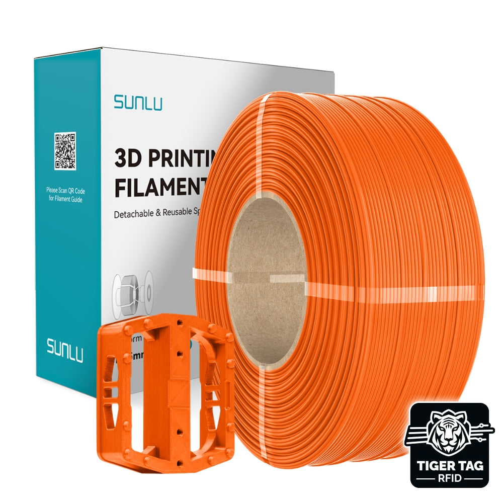 Sunlu - ABS - Orange Lever de Soleil (Sunny Orange) - 1,75 mm - 1 kg - Refill avec RFID TigerTag