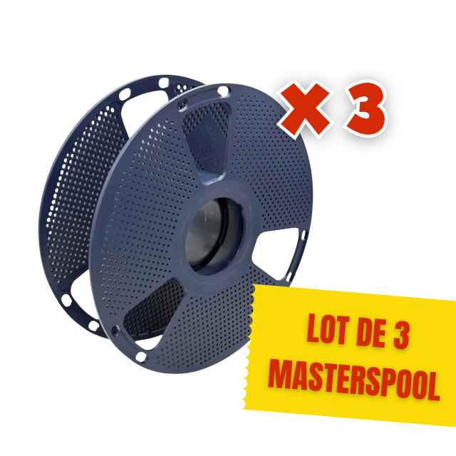 Sunlu - Lot de 3 MasterSpool Bobine Réutilisable (Reusable Spool) ♻️ Consignées (No Box)
