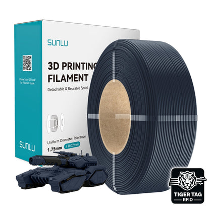 Sunlu - PETG - Minuit (Midnight) - 1,75 mm - 1 kg - Refill avec RFID TigerTag