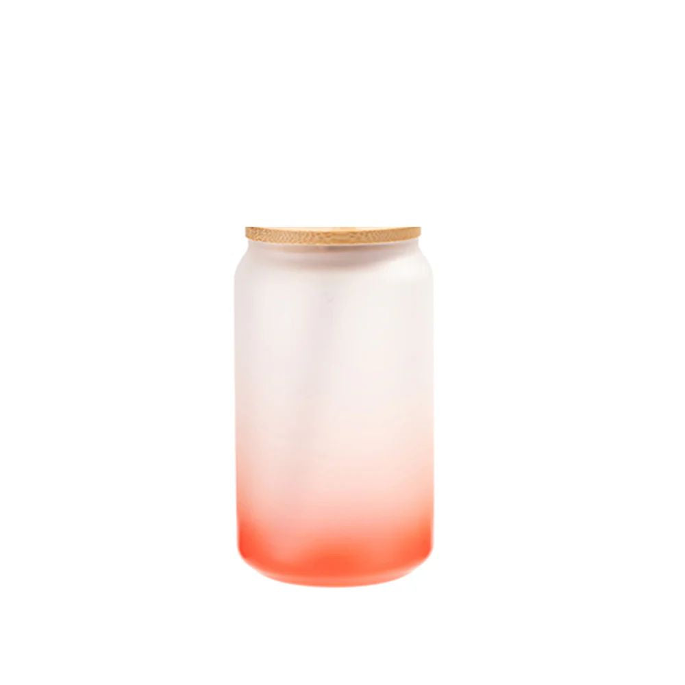 [Produit Shippingbo] MissKraft - Sublimation - Verre Givré Rouge Dégradé - 400 ml