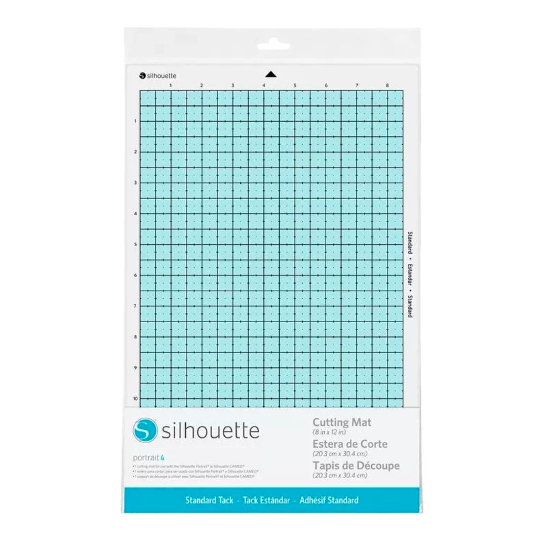 Silhouette - Portrait 4 - Tapis de Découpe - Adhérence Standard - 20 x 30 cm
