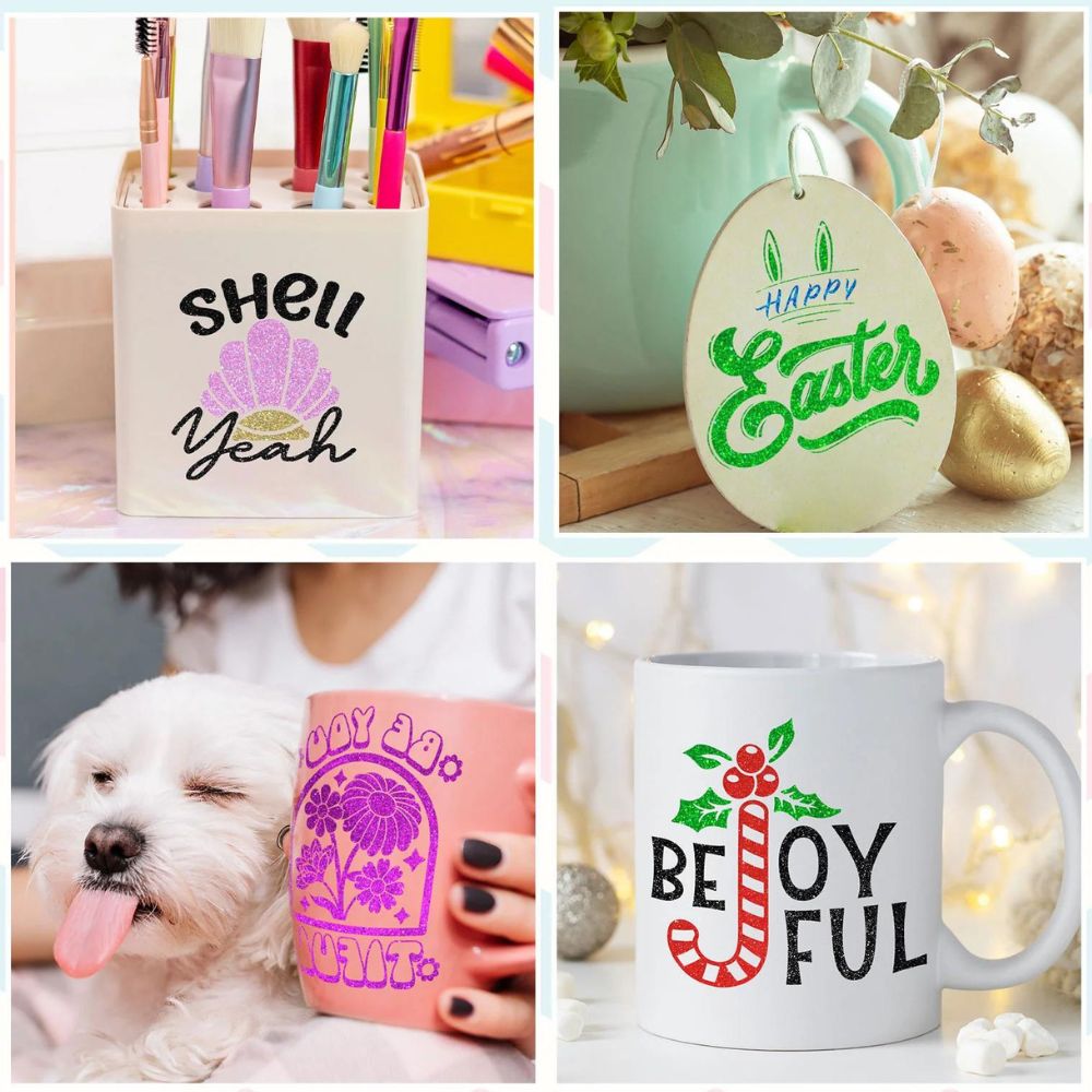 TeckWrapCraft Glitter Vinyle 