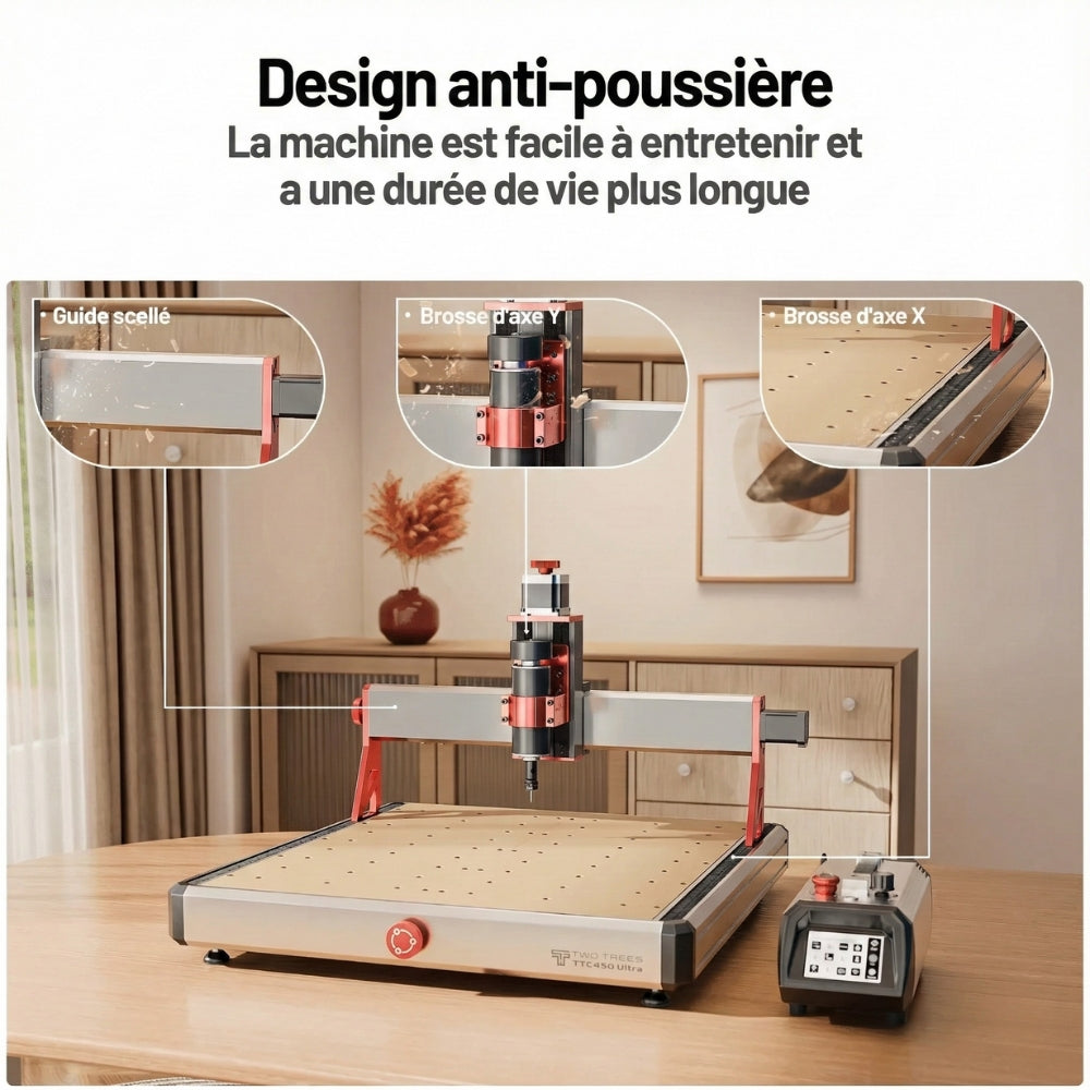 Two Trees - TTC450 Ultra - Fraiseuse CNC