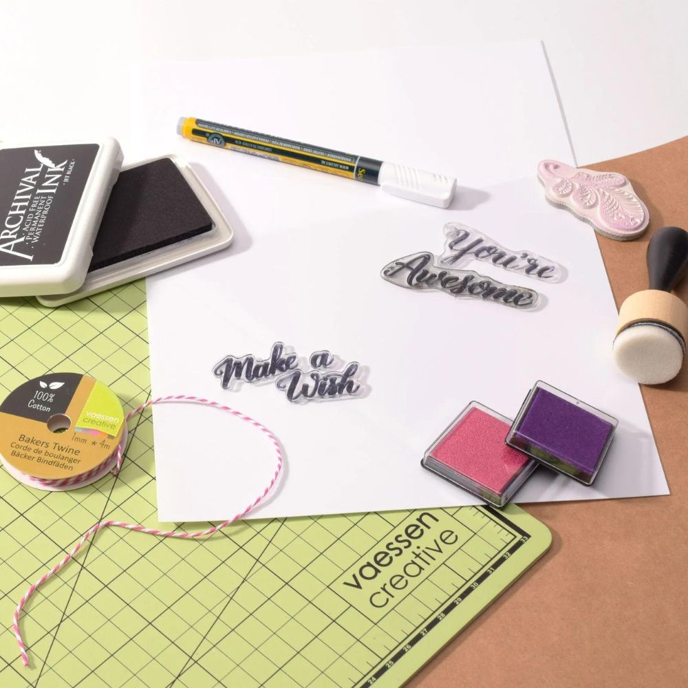 Vaessen Creative Plastique Fou Imprimable Blanc