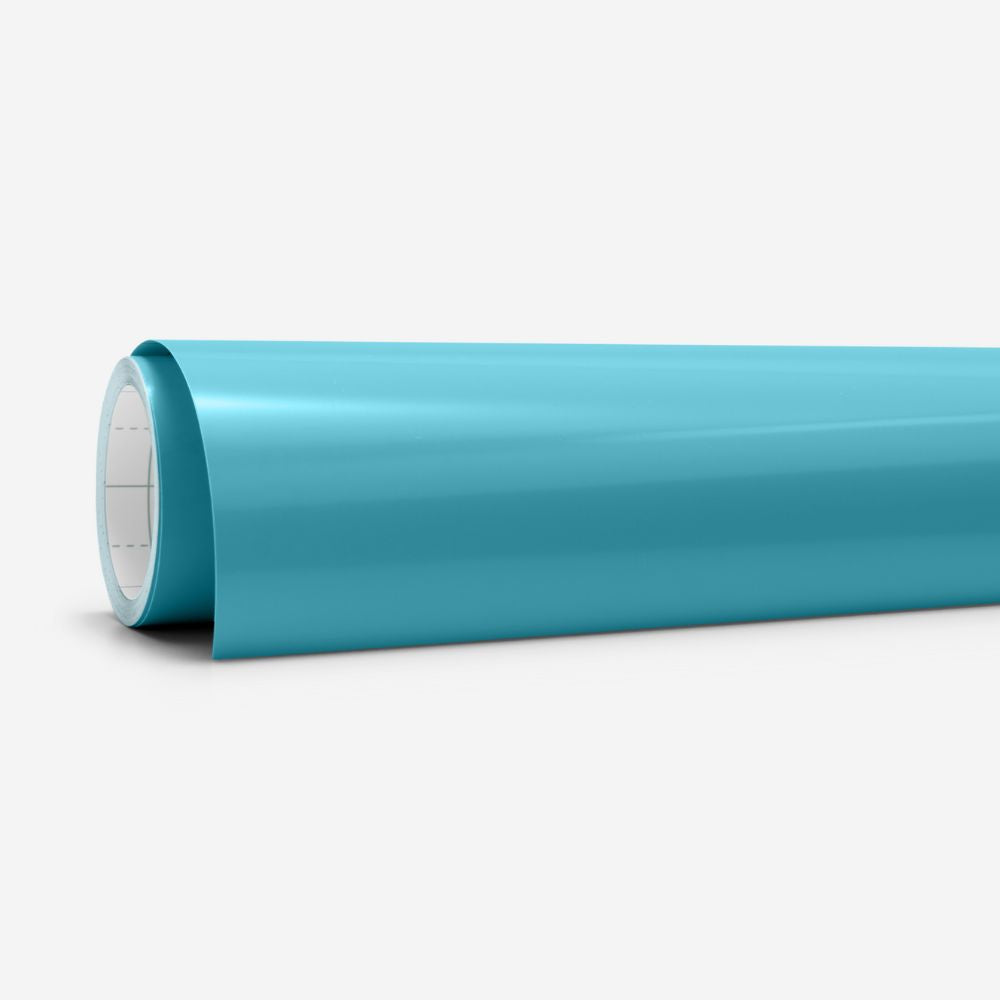 Cricut - Vinyle Thermoactif Chaud - Turquoise/Bleu - 30 x 60 cm