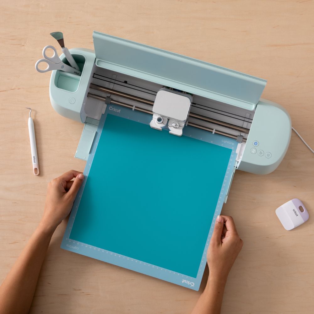 Cricut - Vinyle Thermoactif Chaud - Turquoise/Bleu - 30 x 60 cm