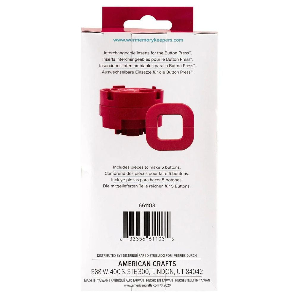 We R Memory - Button Press - Matrice Carré + 5 badges - 32 mm