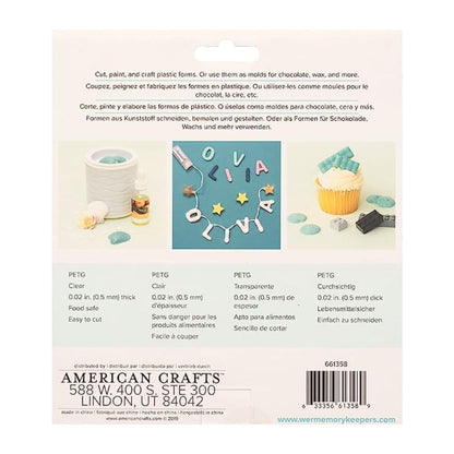 We R Memory - Mold Press - 40 Feuilles en Plastique Transparent