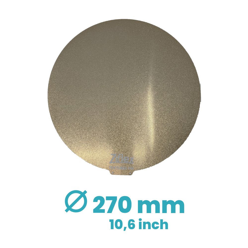 Ziflex - Upper Surface PEI Round 270 mm - Super Racer