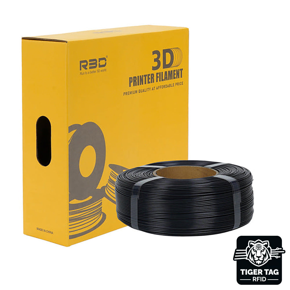 R3D - ABS-CF Carbon- Noir (Black) - 1,75 mm - 1 kg Refill avec RFID TigerTag