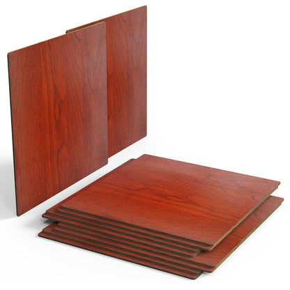 Creality - 10 Plaques de Contreplaqué Mélaminé Palissandre (Rosewood Plywood Sheets) - 20 x 20 cm - 3 mm