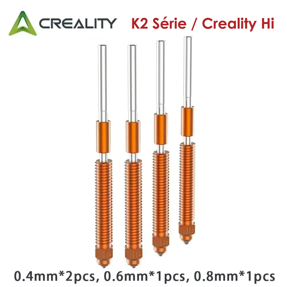 Creality - K2 Série/Creality Hi - Kit de Buses Unicorn (Unicorn Quick-Swap Nozzle Kit)