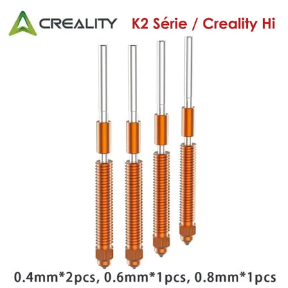 Creality - K2 Série/Creality Hi - Kit de Buses Unicorn (Unicorn Quick-Swap Nozzle Kit)