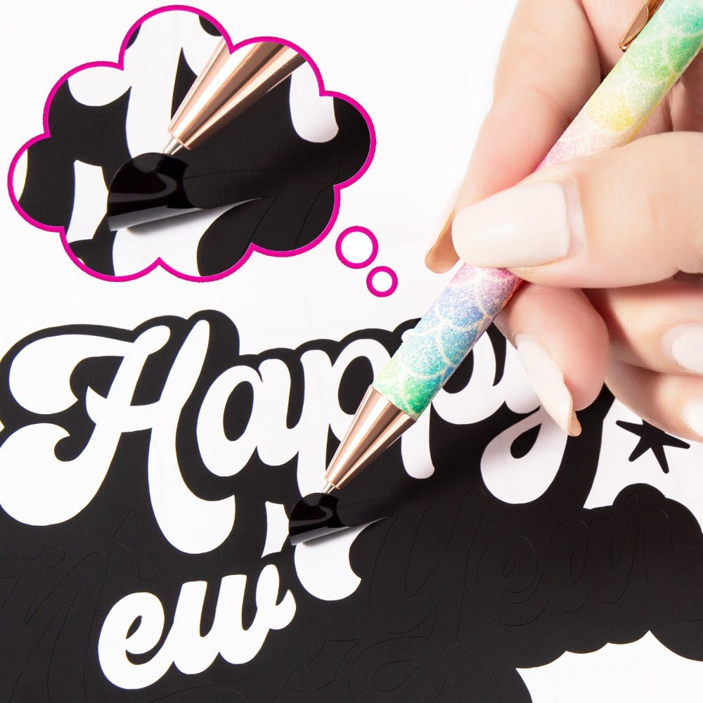 Mermaid Weeding Pen - US to US / Rainbow Mermaid - TeckwrapCraft