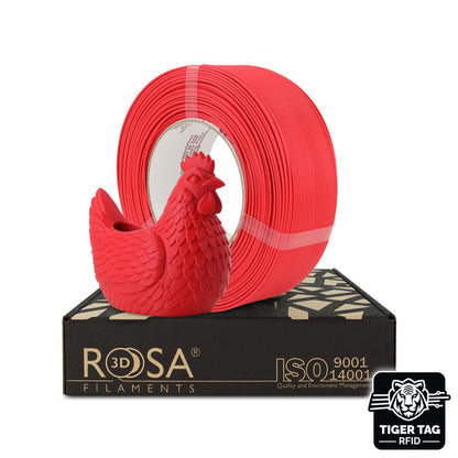 Rosa3D - PLA Speed - Mat Rouge Framboise (Matt Raspberry Red) - 1,75 mm - 1 kg Refill avec RFID TigerTag