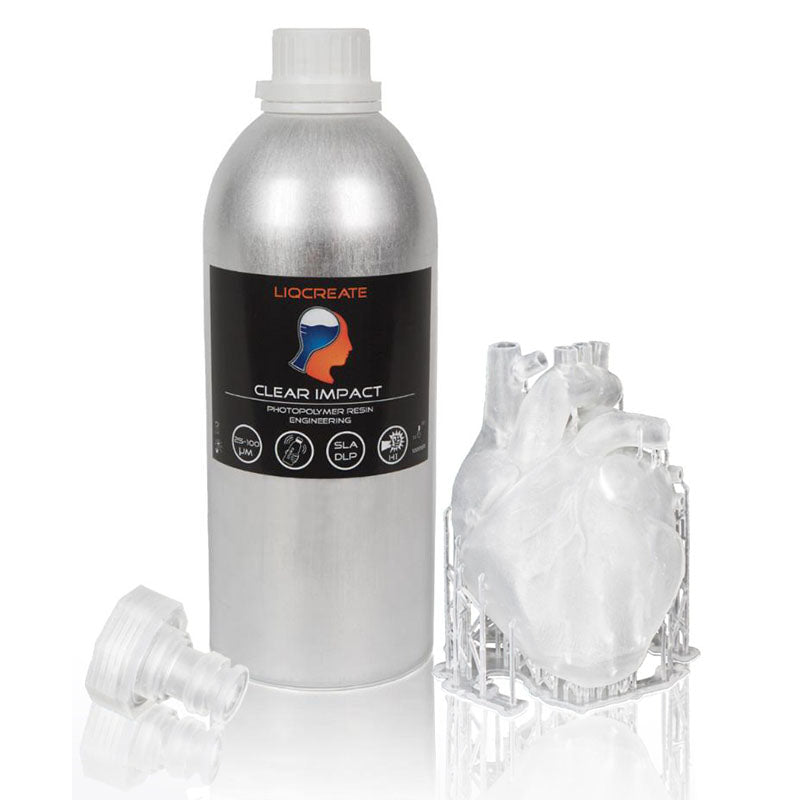 Liqcreate - Clear Impact (transparent) - 1kg, resines UV, LIQCREATE