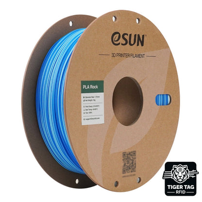 eSun - PLA-Rock - Schiste Bleu (Blueschist) - 1,75 mm - 1 kg avec RFID TigerTag