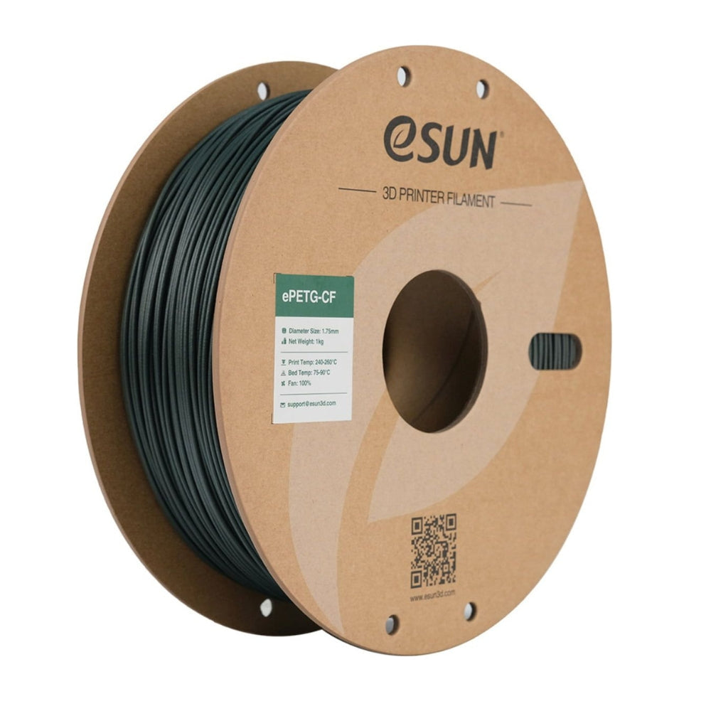 eSun - ePETG-CF - Vert Noirâtre (Blackish Green) - 1,75 mm - 1 kg