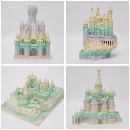 Exemples de print eSun de ePLA Matte Rainbow 