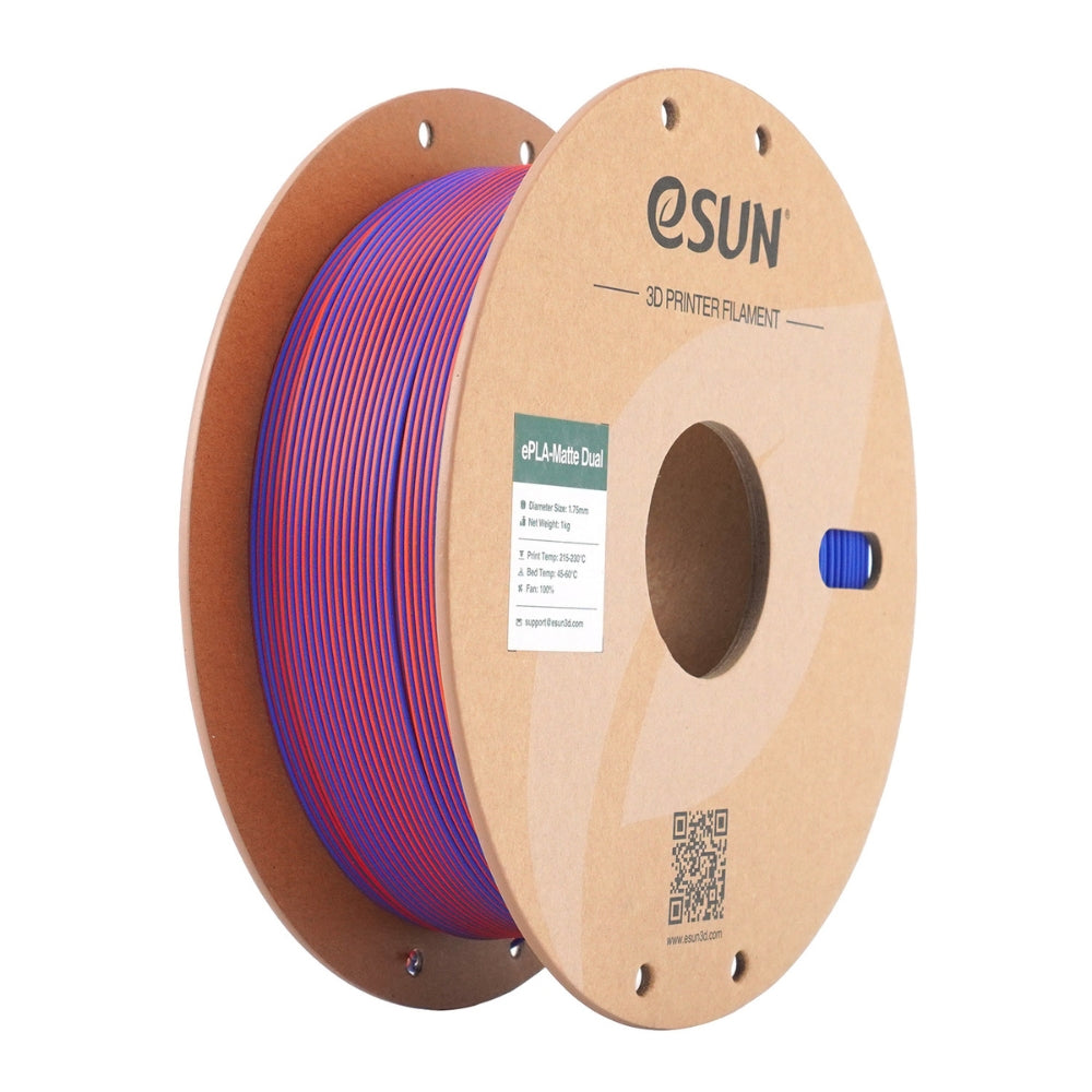 eSun - ePLA Matte - Dual colors - Rouge Bleu (Red Blue) - 1,75 mm - 1 kg