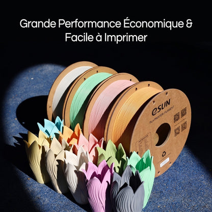 eSun - PETG-Matte - Blanc Albâtre (Alabaster White) - 1,75 mm - 1 kg Refill avec RFID TigerTag